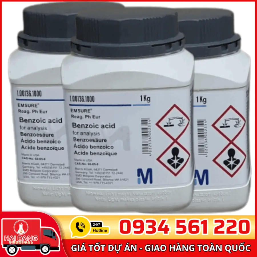 Benzoic acid lọ 1kg - Merck