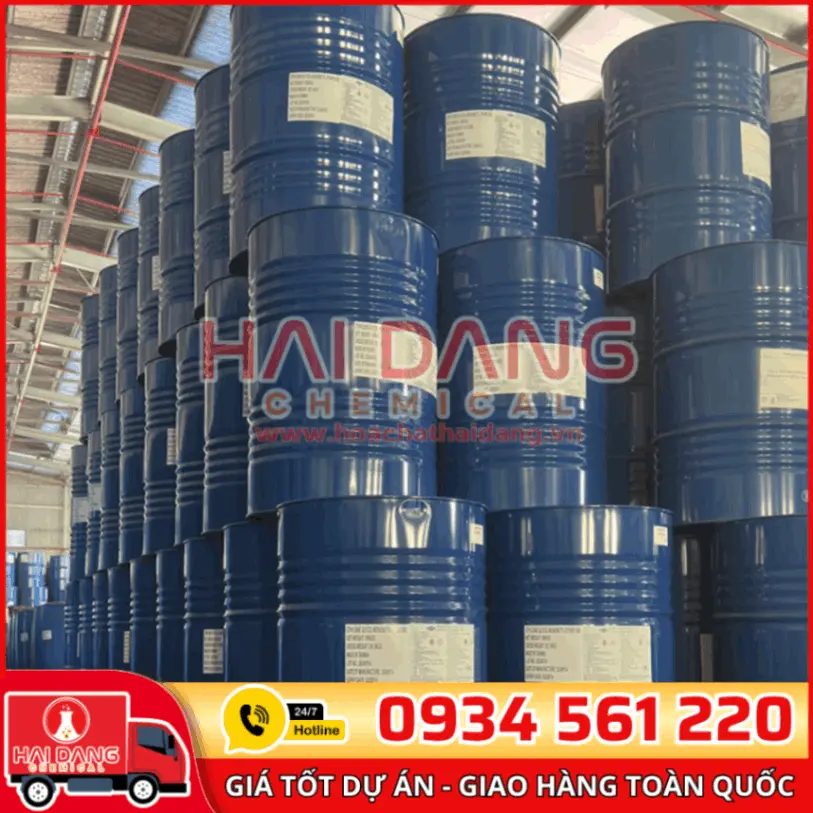 Dung Môi EGBE Ethylene Glycol Monobutyl Ether C6H14O2 Malaysia Phuy 180kg