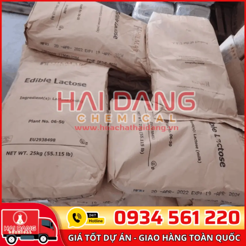 Edible Lactose Mỹ Bao 25kg