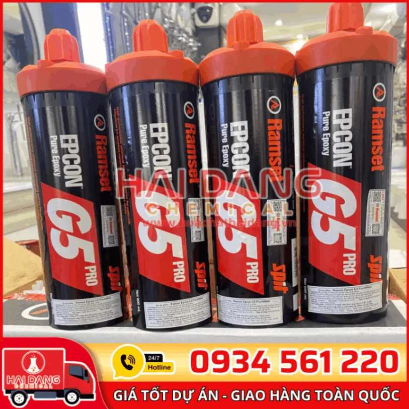 Ramset Epcon G5 – Keo Khoan Cấy Thép Cường Độ Cao, Siêu Bám Dính