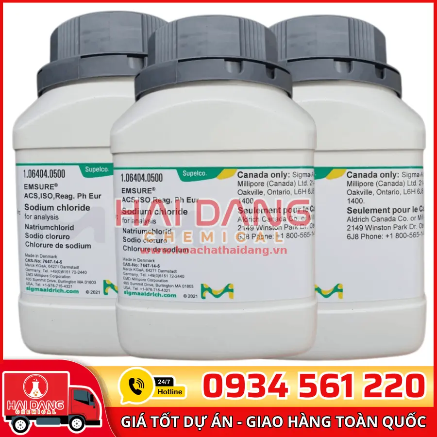 Sodium Chloride lọ 500g - Merck