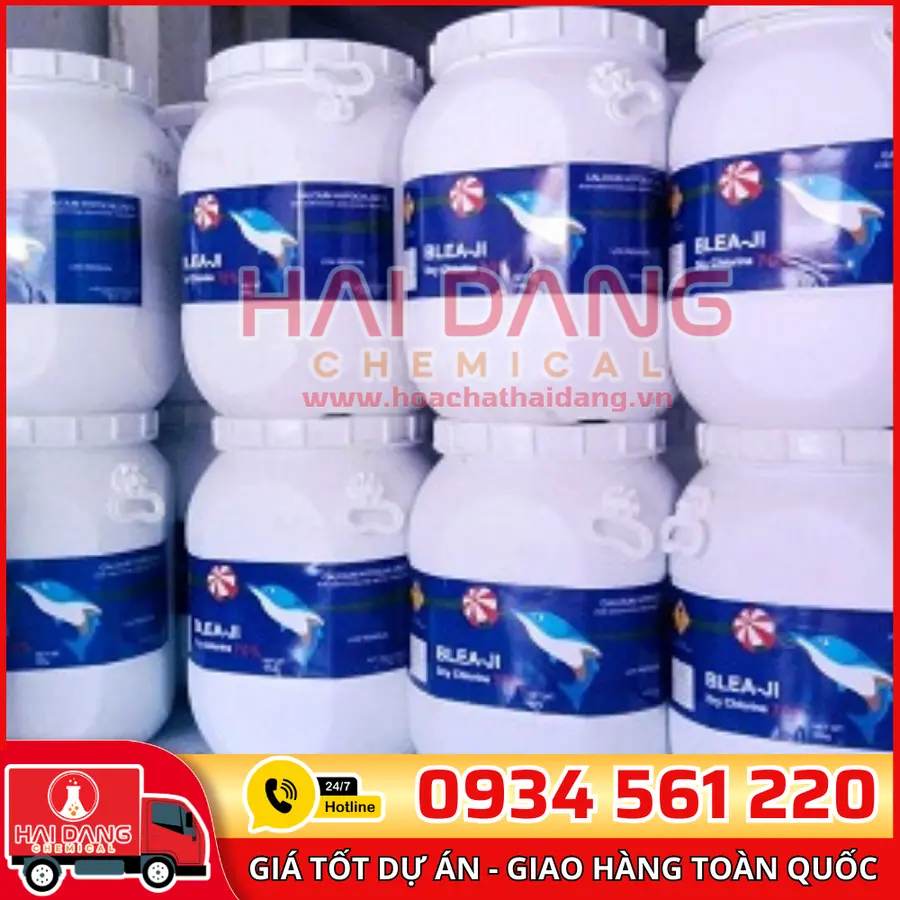Clorine Cá Heo Lục Giác 70% Ca(ClO)2 Trung Quốc
