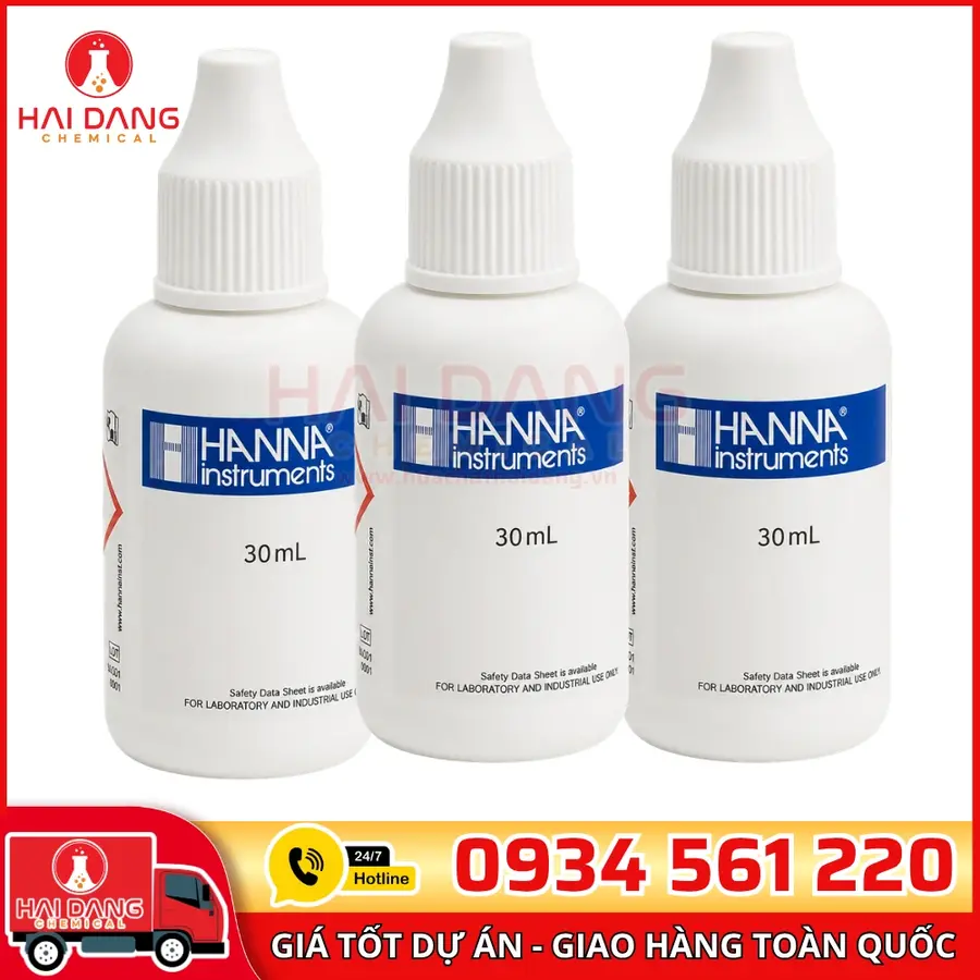 Thuốc thử đo Amoni LR (thang thấp), 100 lần - Hanna Ý 