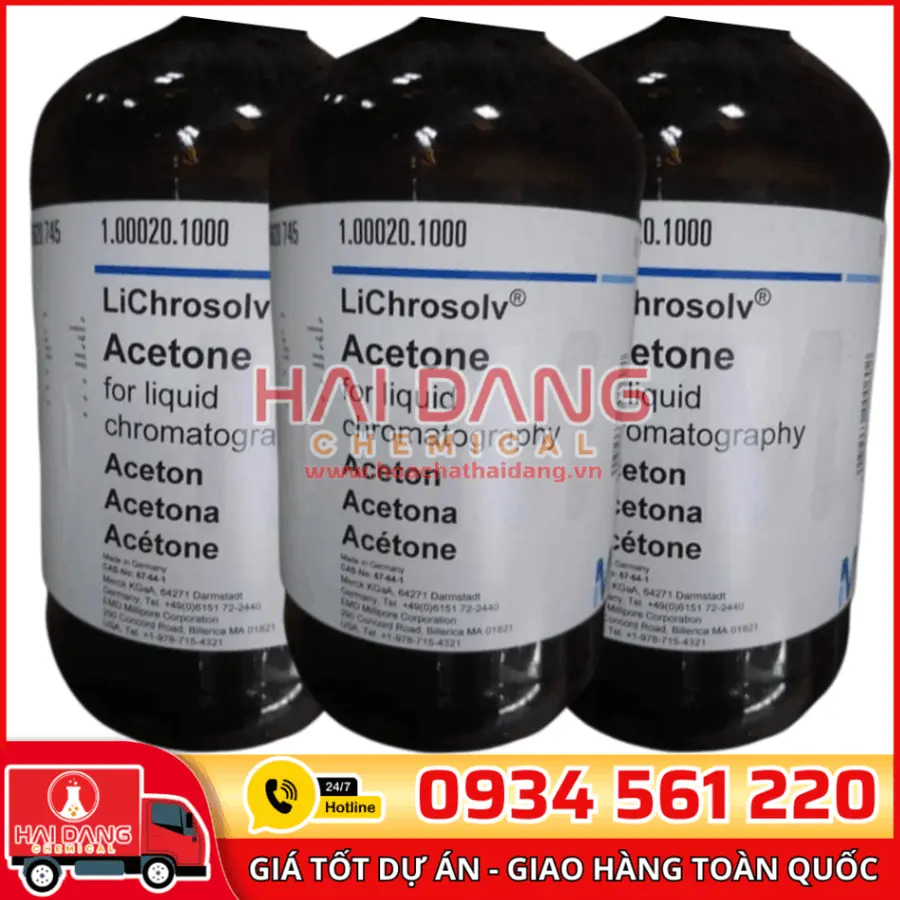 Acetone for Liquid Chromatography Lọ 1L - Merck 