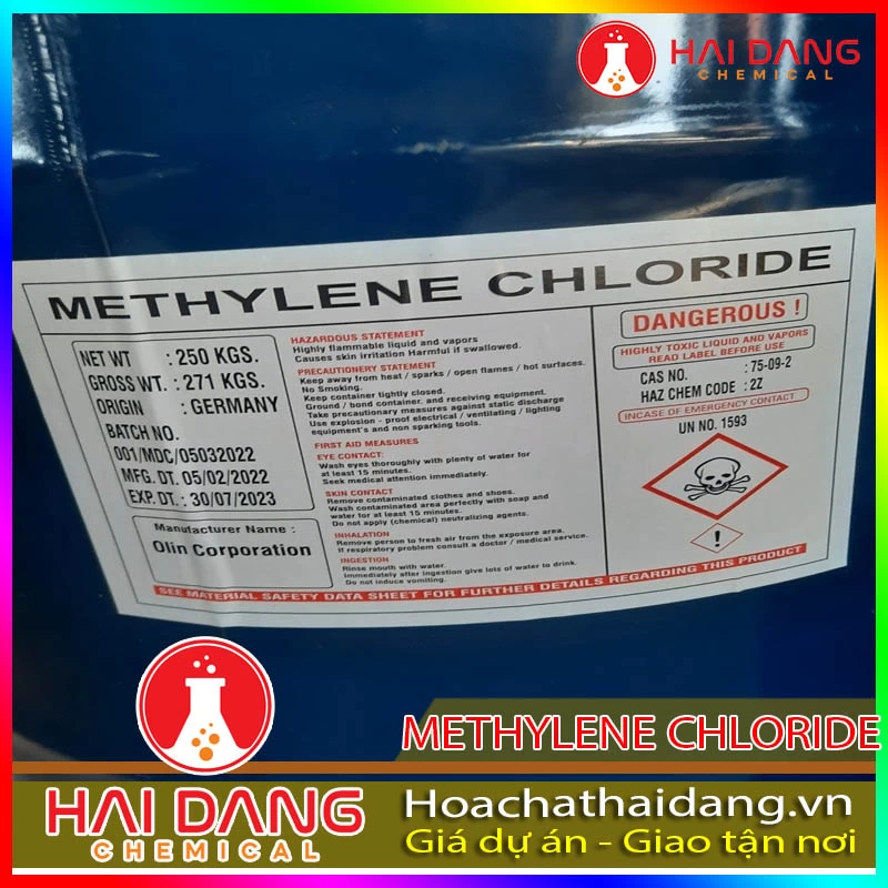 Dung Môi Methylene Chloride (MC) Đức