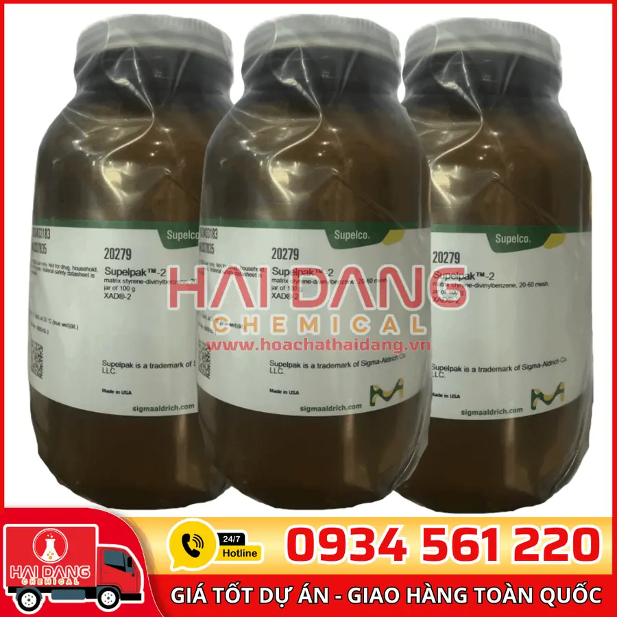 Supelpak™-2 matrix styrene-divinylbenzene, 20-60 mesh lọ 100g, hãng Sigma