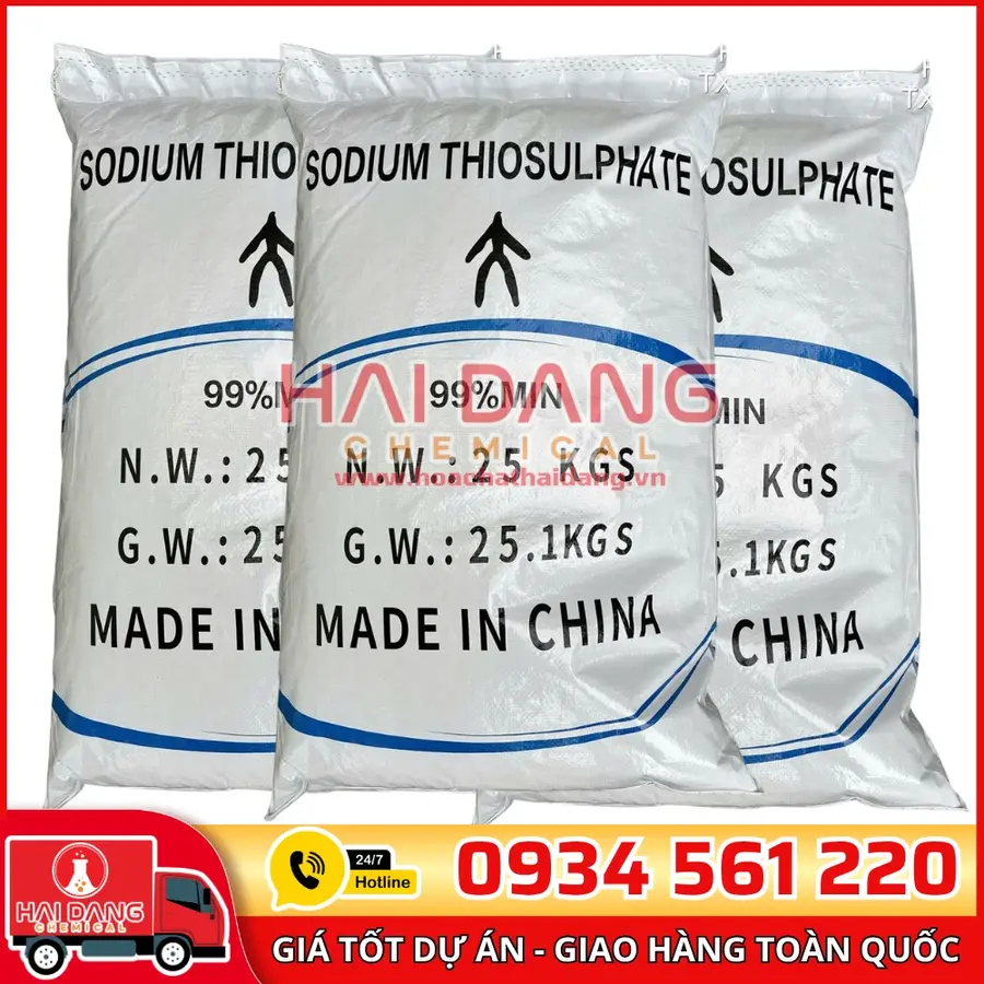 Thiosunfat Na2S2O3 China Hạt To – Khử Clo Hiệu Quả