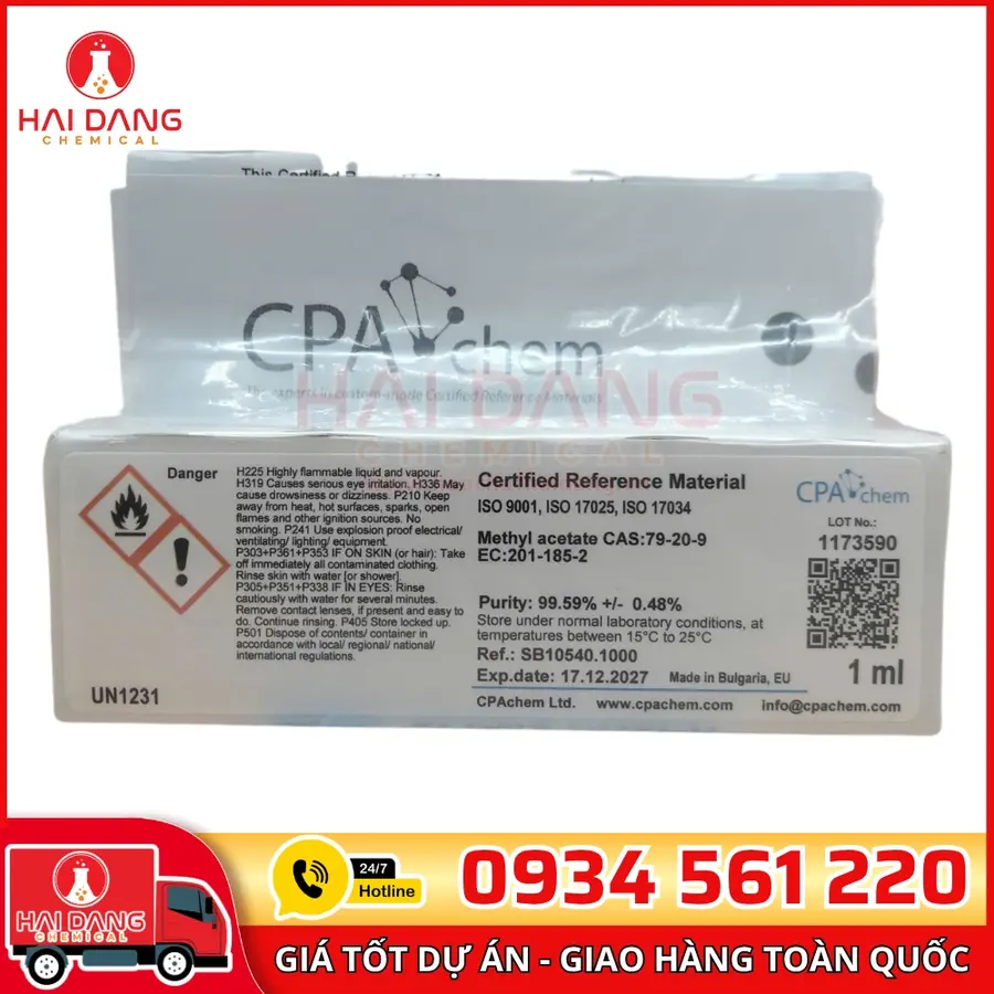 Chất Chuẩn Methyl Acetate 1mL – CPAchem