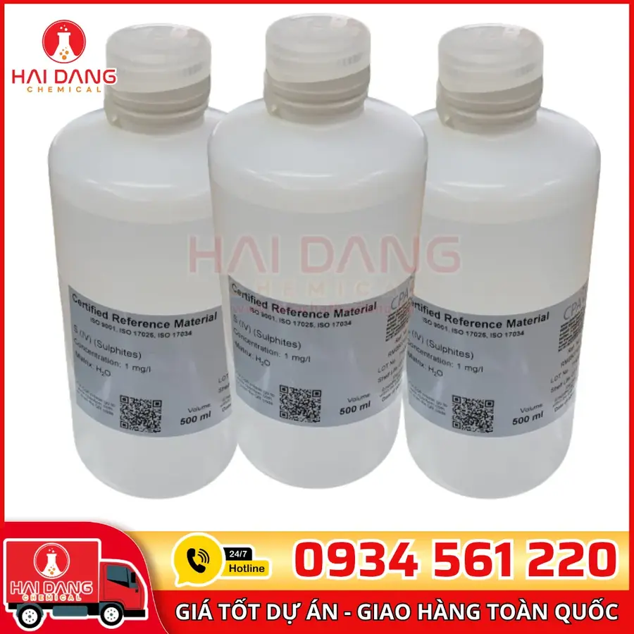 Dung Dịch Chuẩn Sulphites 1mg/L Trong Nước CPAchem