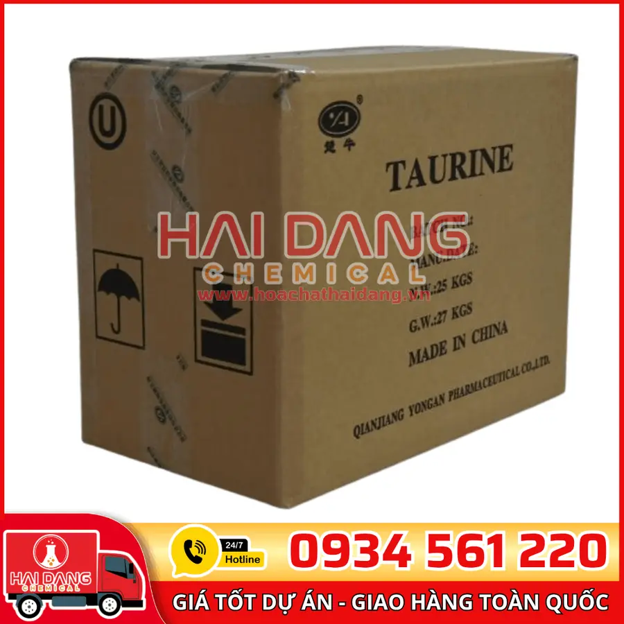 Taurine Trung Quốc Thùng 25kg 