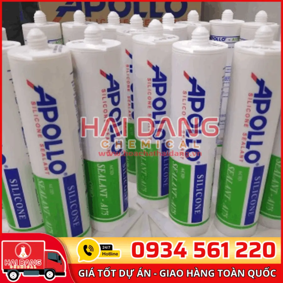 Keo Silicone Apollo Sealant A175 – Trám Khe, Dán Kính, Chống Thấm Hiệu Quả