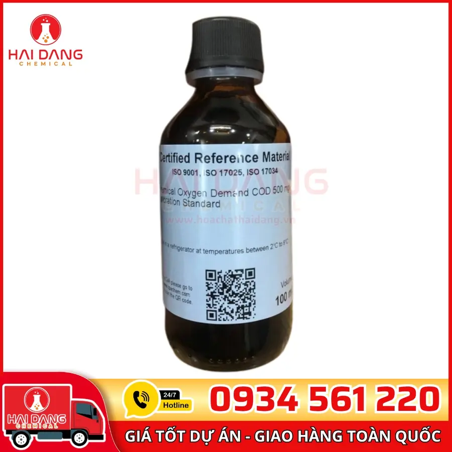 Dung Dịch Chuẩn COD 500mg/L 100mL – CPAchem