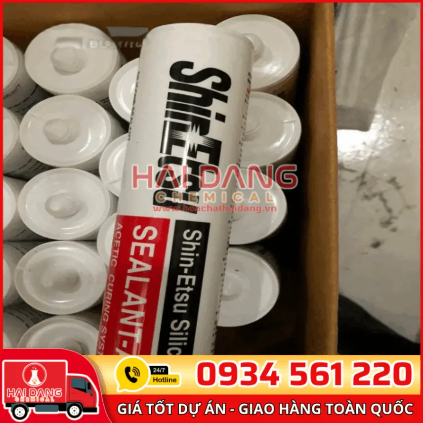 Keo Silicone Shin Etsu AA – Trung Tính Dán Kính Chuyên Dụng Ngoại Thất