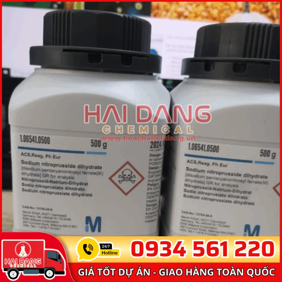 Sodium Nitroprusside Dihydrate lọ 500g - Merck