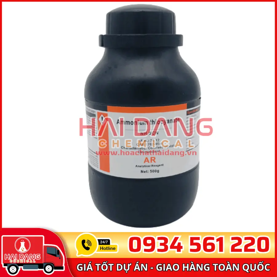 Ammonium Thiocyanate, lọ 500g - hãng Xilong