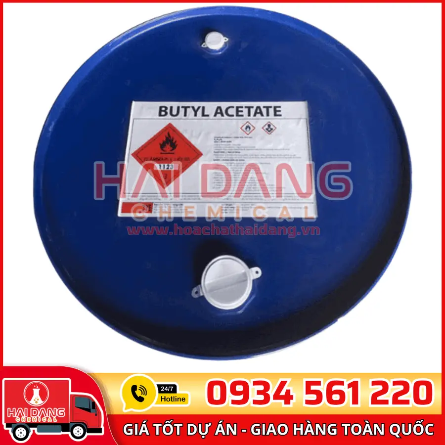 Dung Môi Butyl Acetate C₆H₁₂O₂ Trung Quốc Phuy 180kg