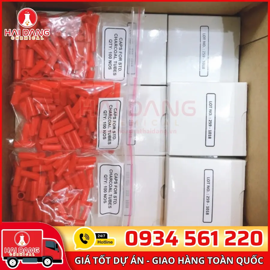 Ống hấp thụ Sorbent Tubes, Silica Gel (o-Phenylenediamine), hãng SKC - Mỹ