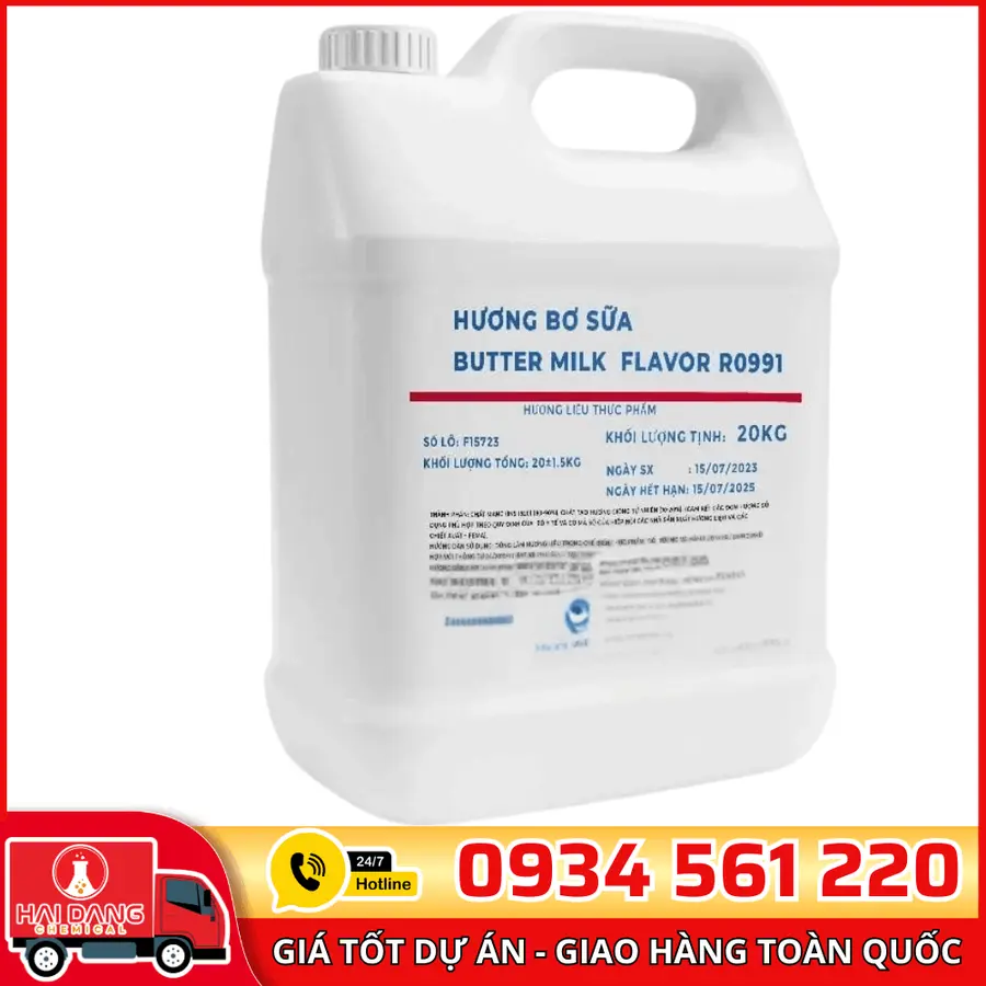 Hương Butter Milk Dạng Lỏng