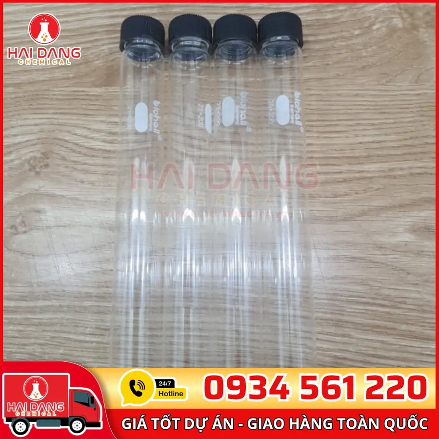 Ống Nghiệm Có Nút 25×200mm – Hãng Biohall – Đức