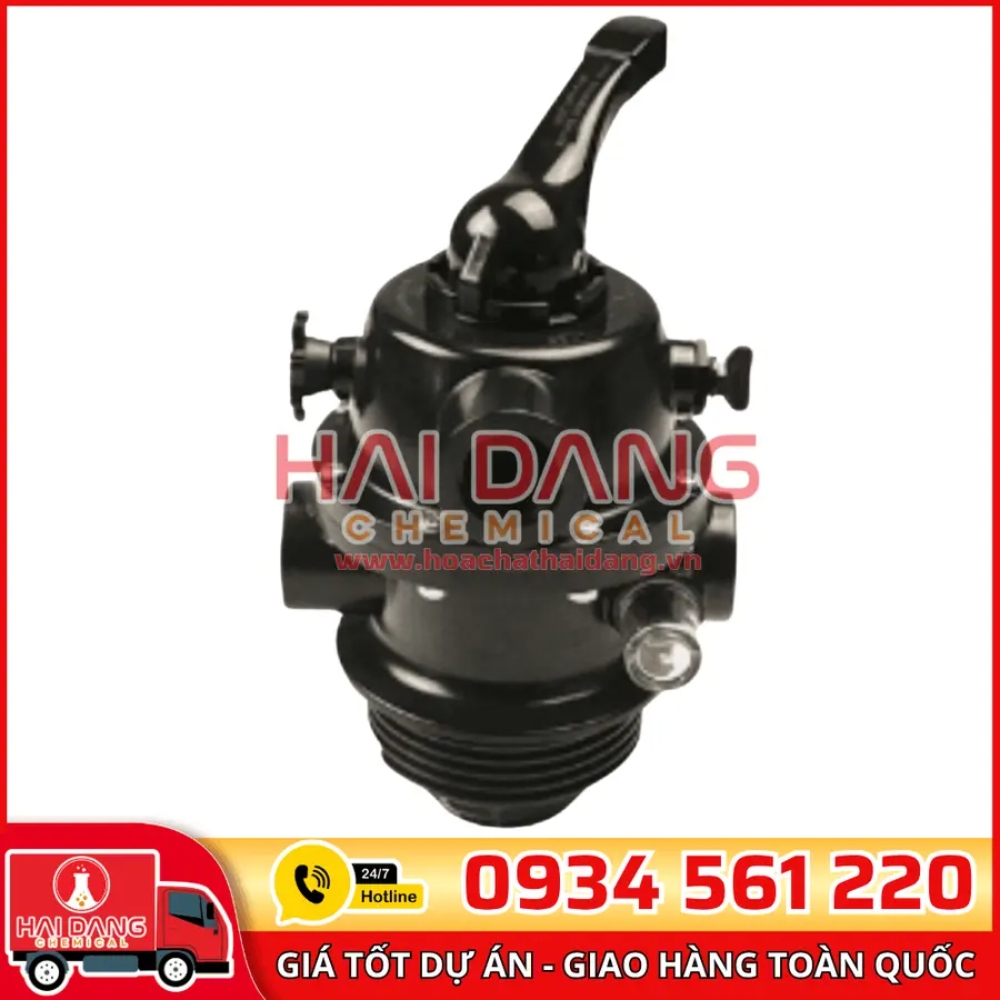 Van Đỉnh Emaux MPV08 – 6 Chức Năng, 2 Inch, Có Nắp Khóa Xoay