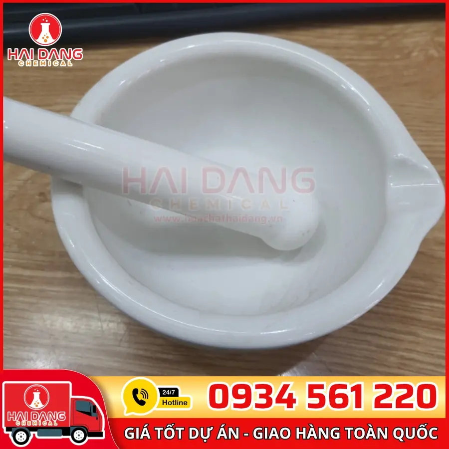 Cối Chày Sứ Ø130mm – Trung Quốc