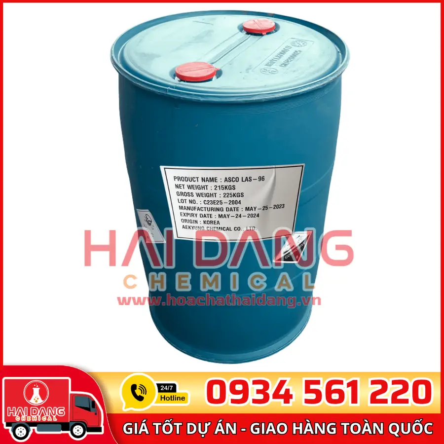 LAS – Linear Alkyl Benzen Sulfonic Acid Hàn Quốc Phuy 215kg