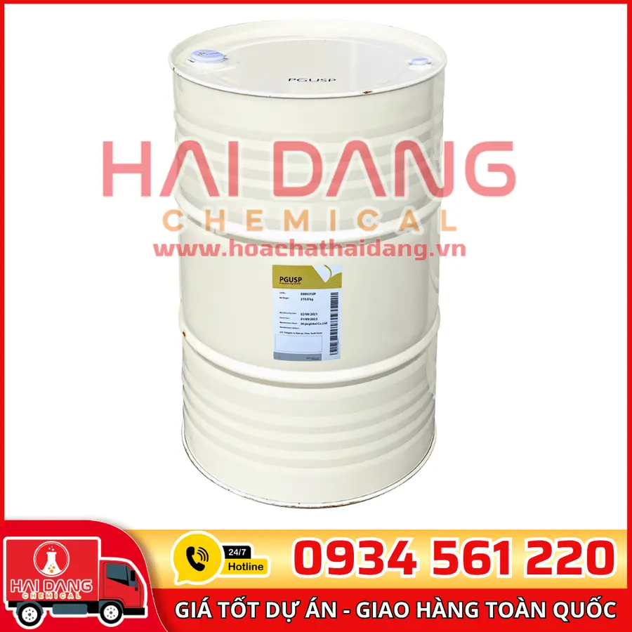 Propylene Glycol PG Hàn Quốc 215kg