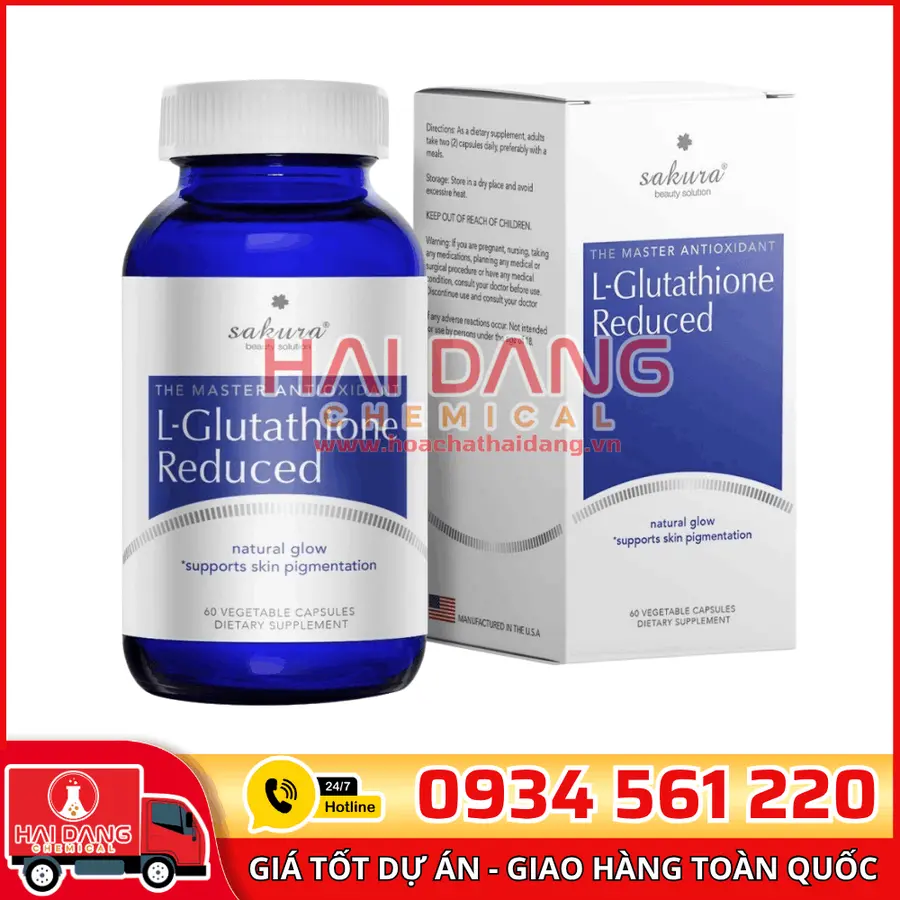 L-Glutathione Reduced – Chống Oxy Hóa, Làm Trắng Da Hiệu Quả