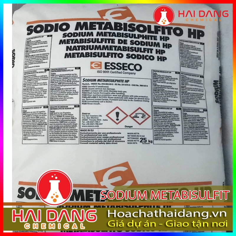 Phụ Gia Tẩy Trắng Thực Phẩm Sodium Metabisulfit Ý