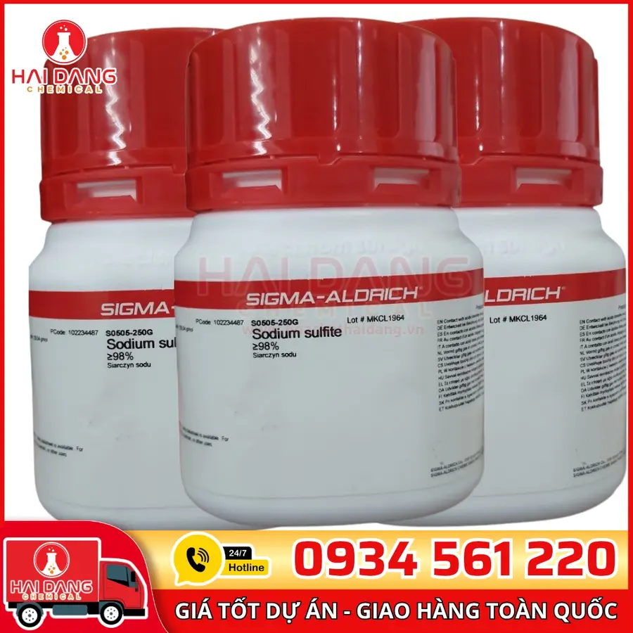 Sodium Sulfite lọ 250g, hãng Sigma