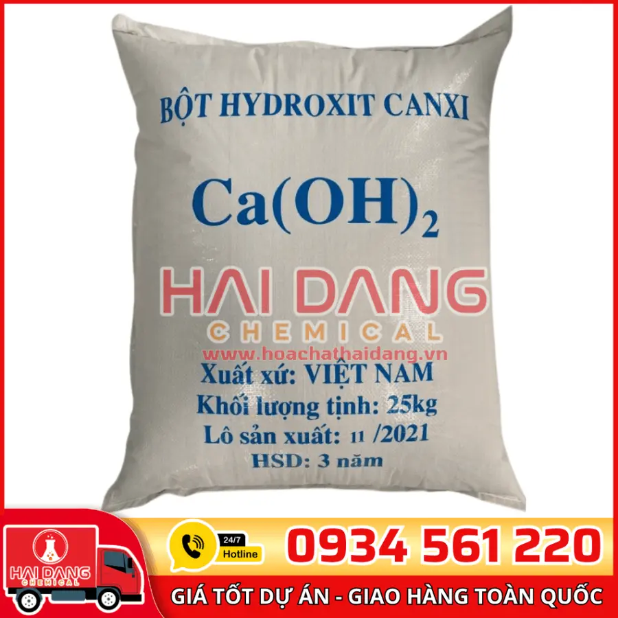 Vôi Việt Nam 25kg/bao