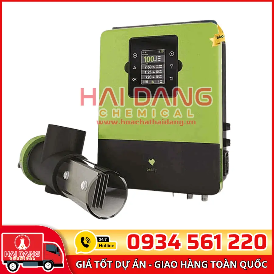 Máy Điện Phân Muối Bể Bơi Mida.Oxi Khử Trùng Tự Động