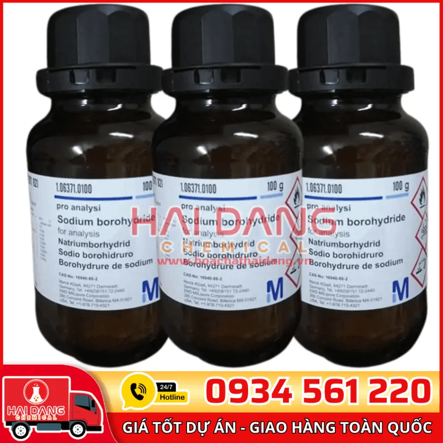 Sodium Borohydride – NaBH₄ lọ 100g - Merck