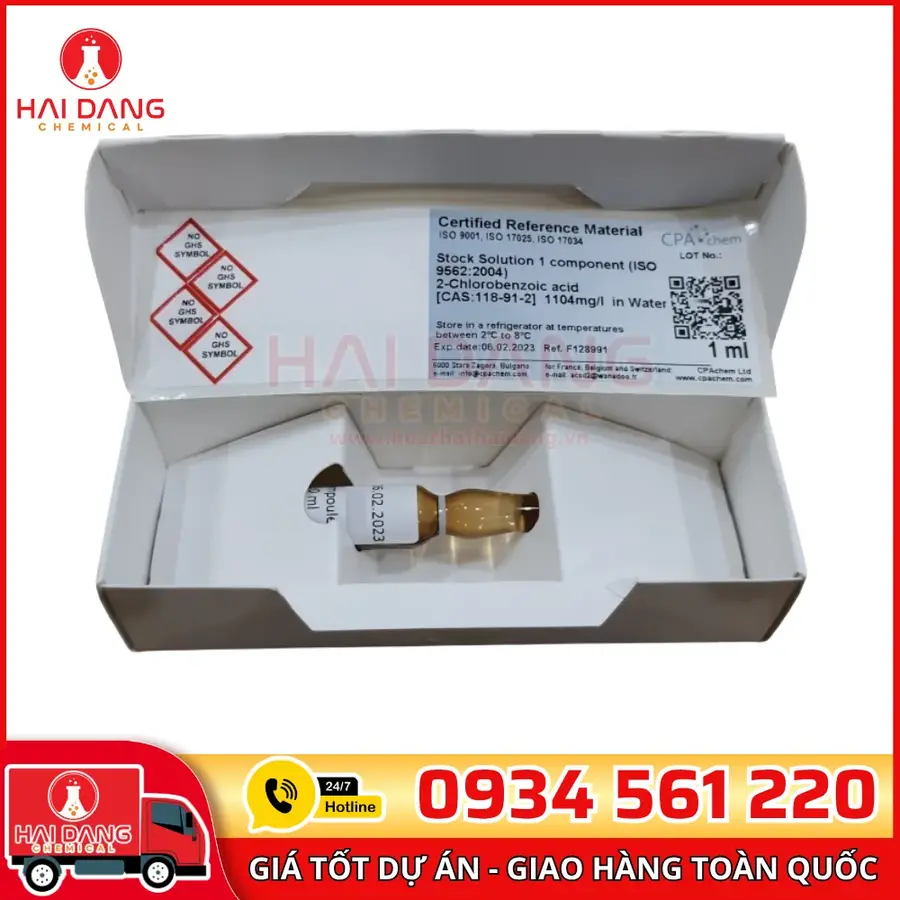 Dung Dịch Chuẩn 2-Chlorobenzoic Acid 1104 Mg/L – CPAchem