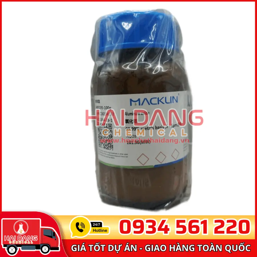 Aluminum oxide, 99.99% metals basis,30nm-50nm 100g - Macklin
