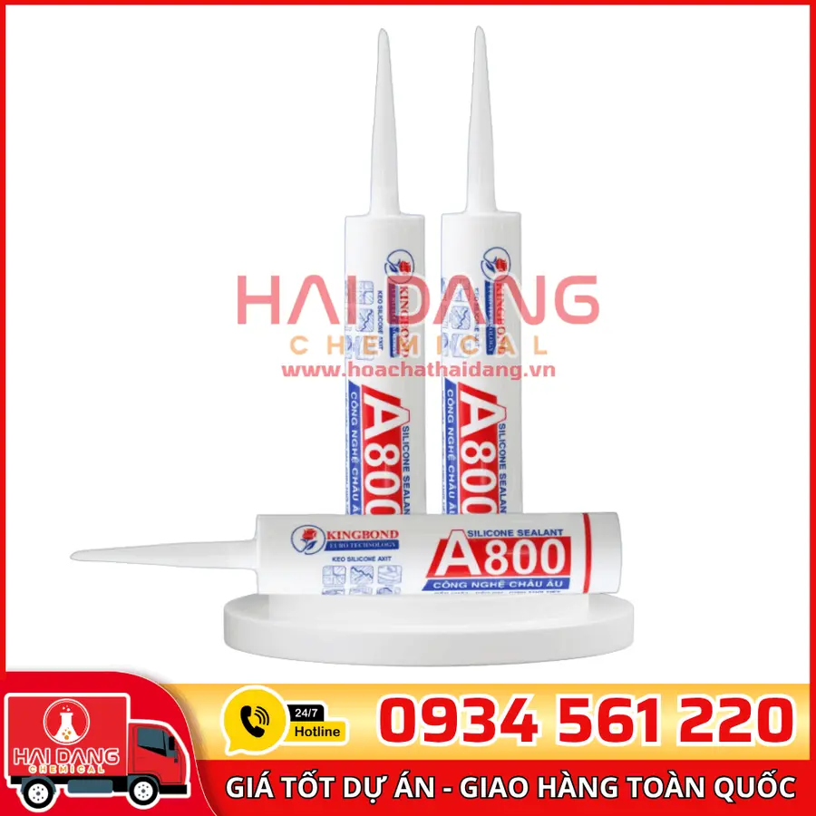 Kingbond Silicone – Keo Trám Khe, Dán Gạch, Chống Thấm Mạnh Mẽ