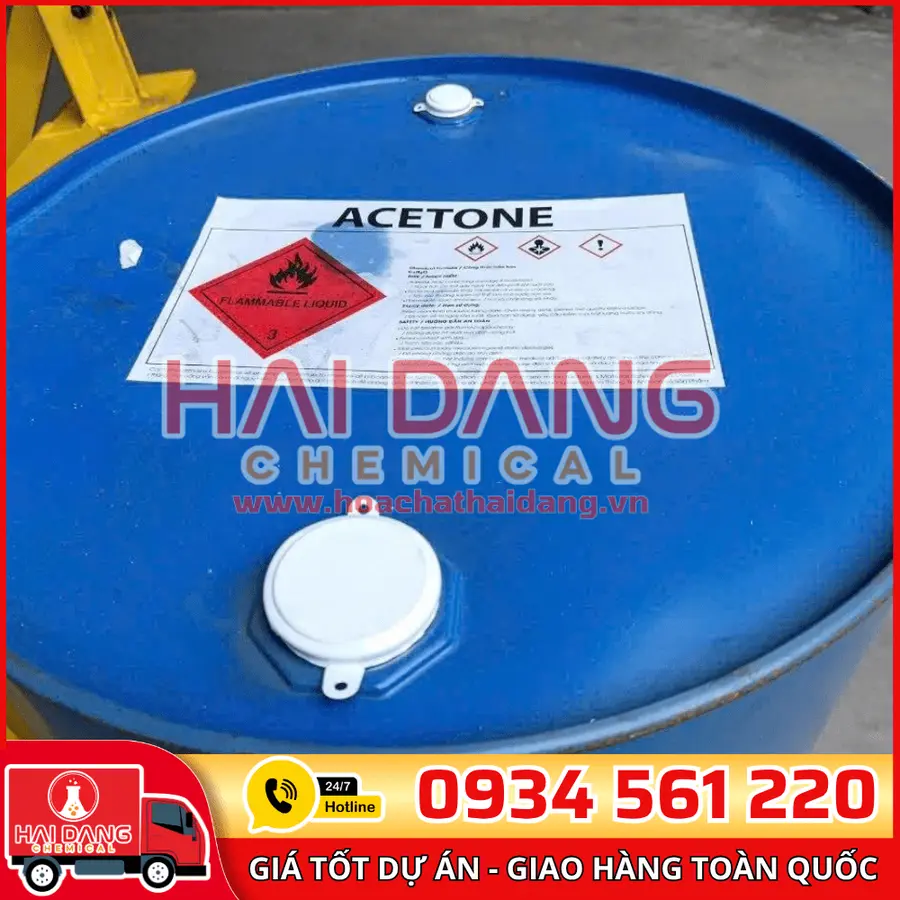 Acetone C3H6O Đài Loan 160kg