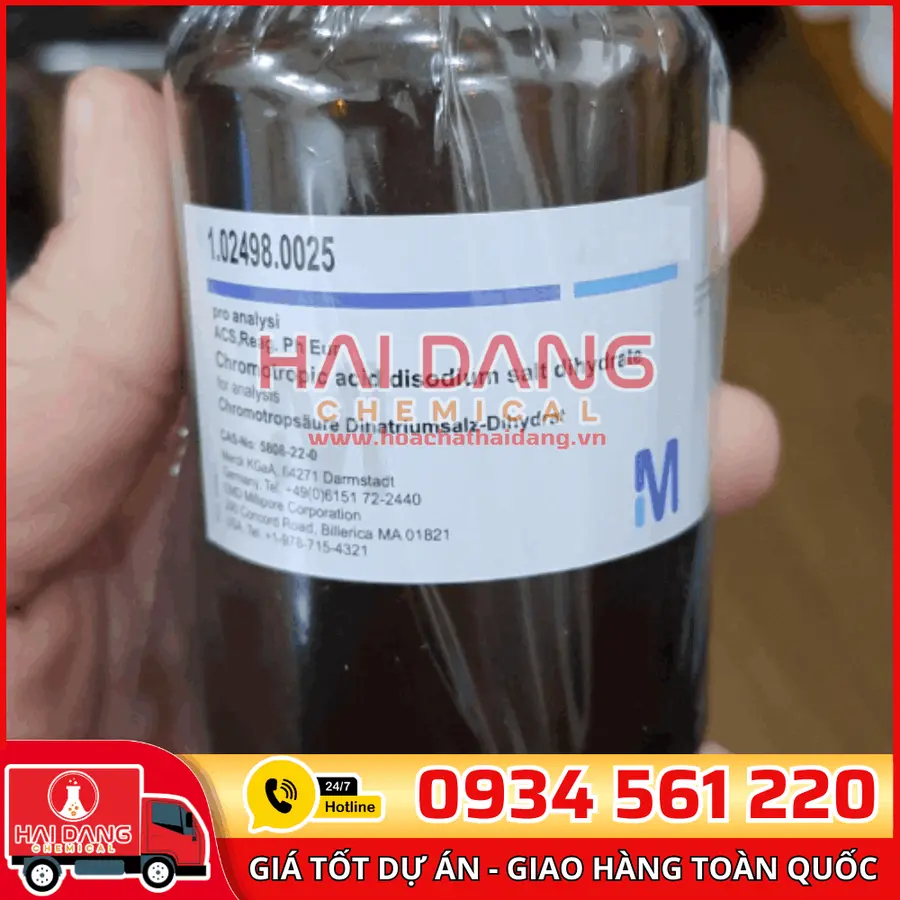 Chromotropic Acid Disodium Salt Dihydrate lọ 25g - Merck