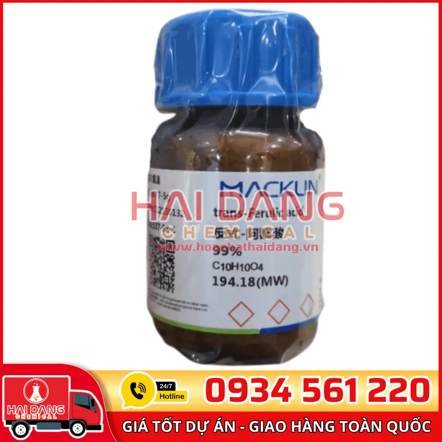 Trans-Ferulic acid 5g - Macklin