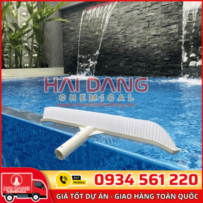 Chổi Cọ Hồ Bơi Emaux CE201 Dạng Cong Vệ Sinh Góc Bể