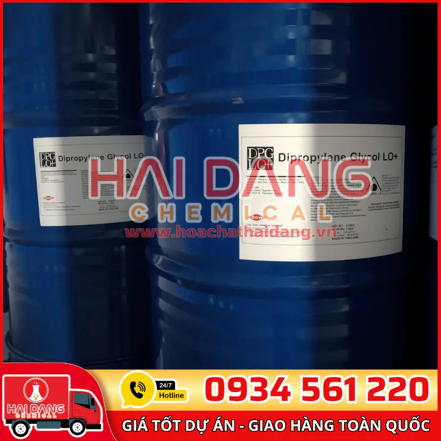 Dipropylene Glycol LO+ (DPG) Thái Lan 210kg
