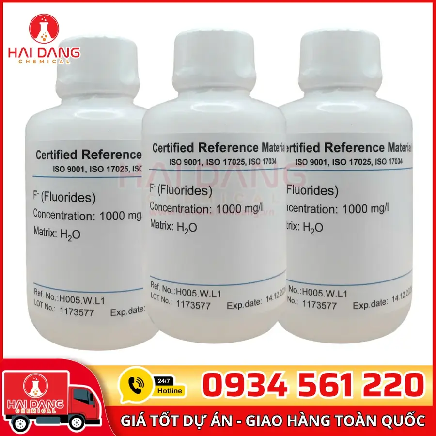 Fluorides (F⁻) 1000mg/L Cho IC 100mL CPAchem