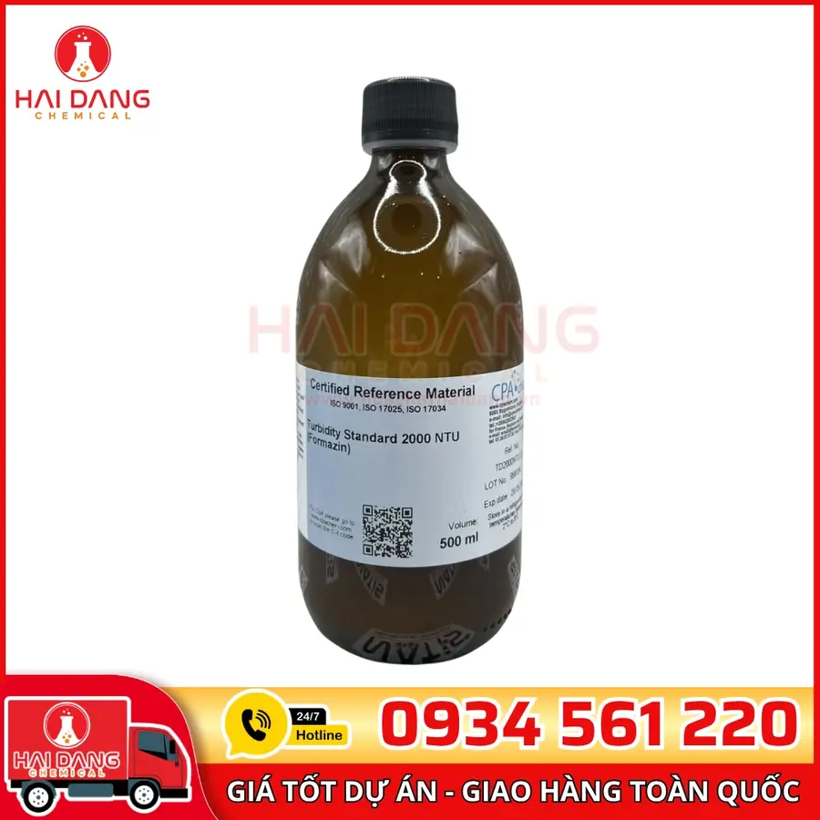 Dung Dịch Chuẩn Độ Đục 2000NTU Chai 500mL CPAchem