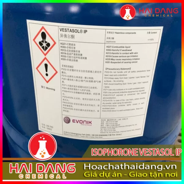 Dung Môi Sản Xuất Sơn Isophorone Vestasol IP