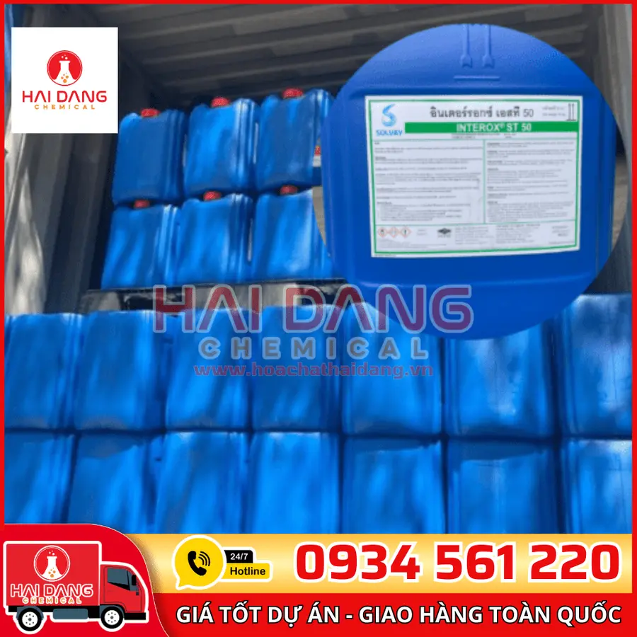Oxy Già Thái Lan Hydrogendioxide H2O2 50%