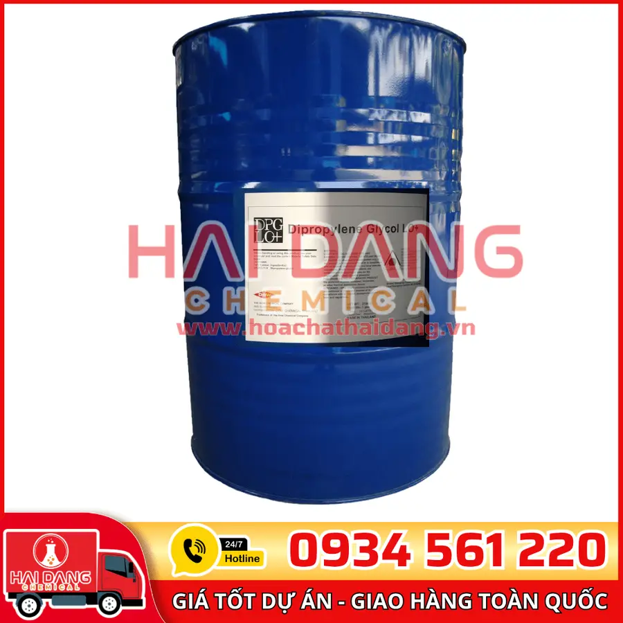 Dipropylene Glycol LO+ (DPG) Thái Lan 210kg