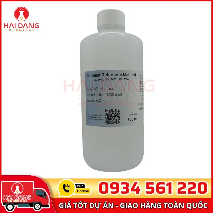 Dung Dịch Chuẩn Sulphate 1000 Mg/L Trong Nước – CPAchem
