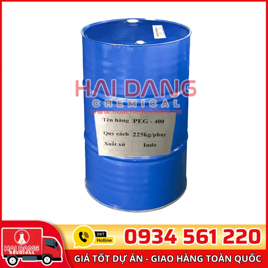 PEG 400 Ấn Độ – Chất Dẫn Dược Dạng Lỏng Cho Dược Phẩm