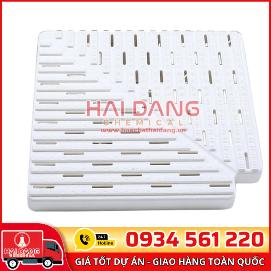 Góc Máng Tràn Vuông Bể Bơi Nhựa ABS Chịu Lực, Lắp Đặt Dễ