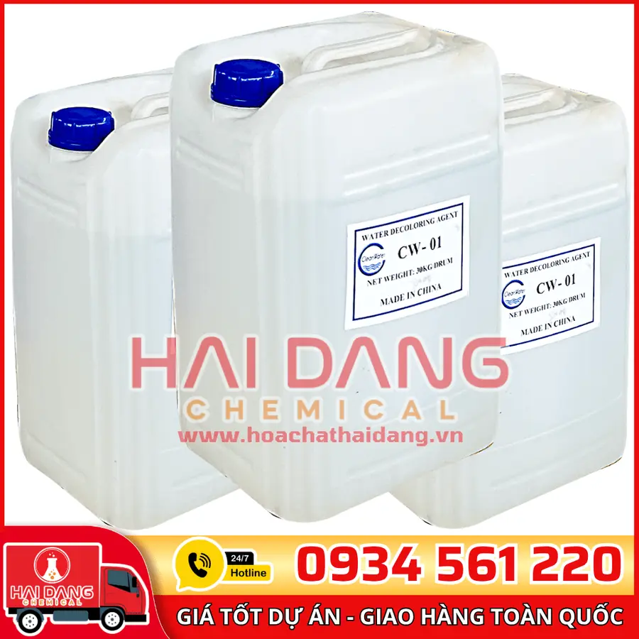 Khử Màu Nước CW-01 Trung Quốc